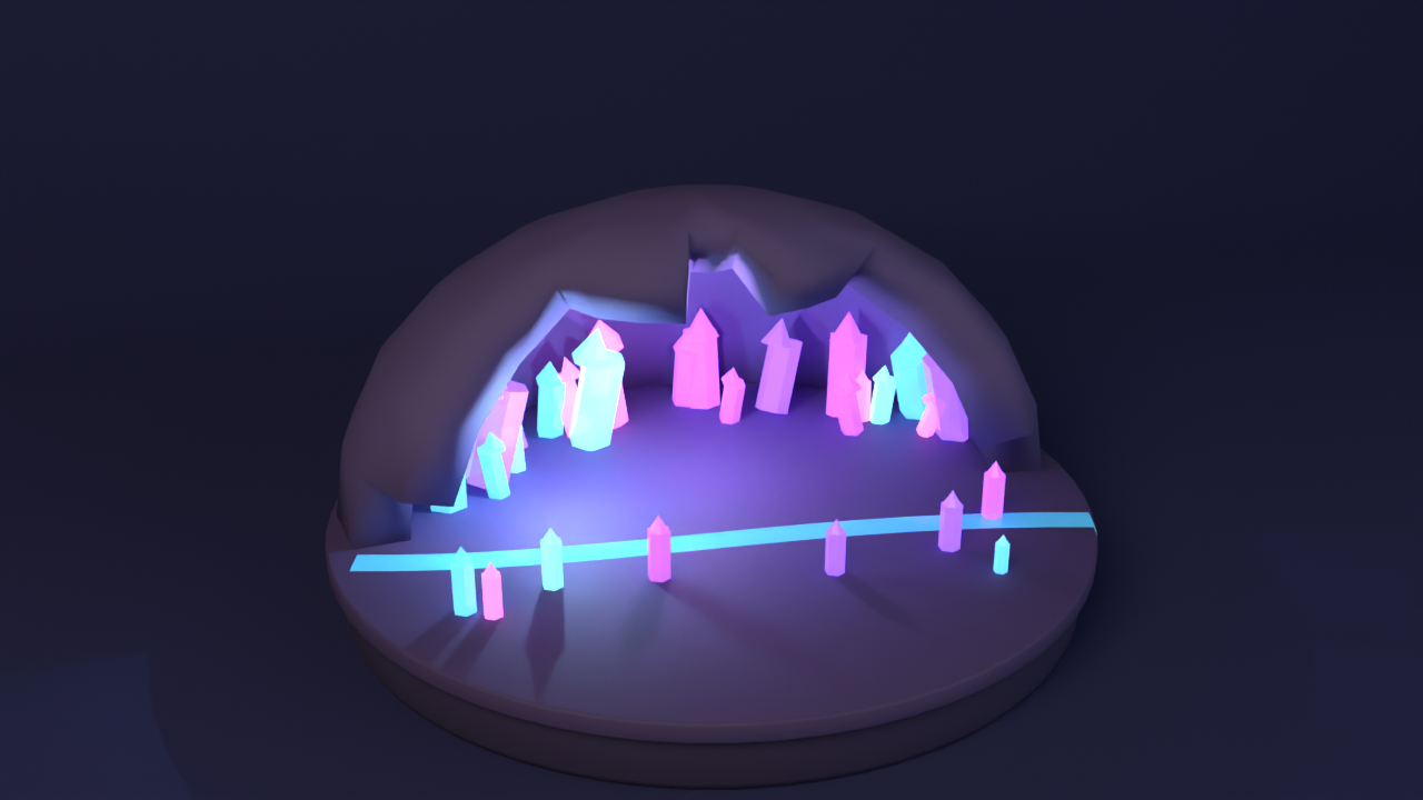 Crystal Caves in 3D
