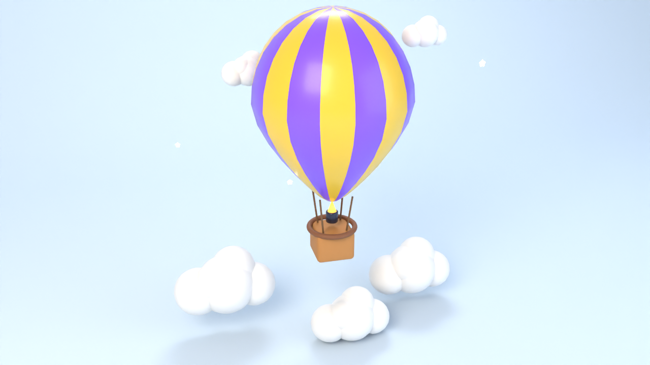 The Sky Balloon in 3D