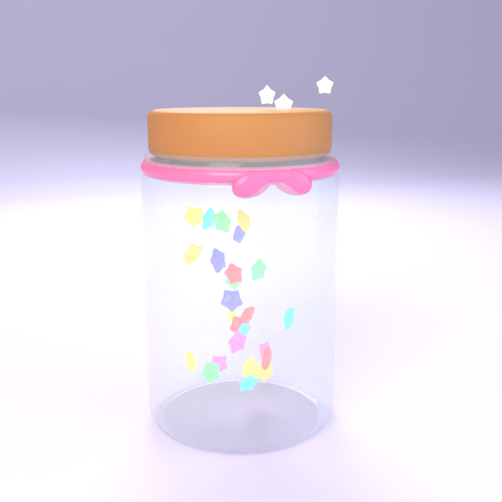 Rainbow Jar in 3D